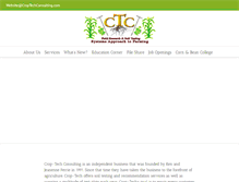 Tablet Screenshot of croptechinc.com